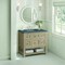 James Martin Vanities 36'' Single Vanity, Whitewashed Oak w/ 3 CM Parisien Bleu Quartz Top 330-V36-WWO-3PBL - alternate 4